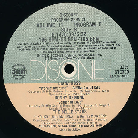 Various : Volume 11 Program 6 (2x12", P/Mixed)