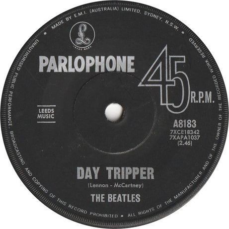 The Beatles : We Can Work It Out / Day Tripper (7", Single, Mono)