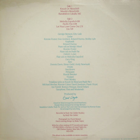 George Benson : Pacific Fire (LP, Album)