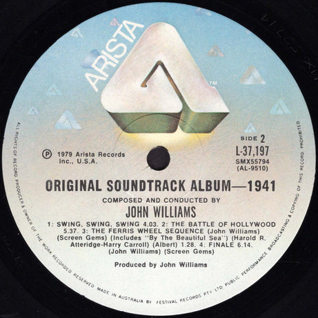 John Williams (4) : 1941 (Original Motion Picture Soundtrack) (LP, Album, Gat)