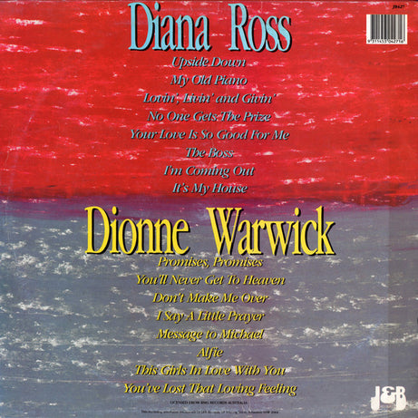 Diana Ross, Dionne Warwick : The Best Of Diana Ross And Dionne Warwick (LP, Comp)