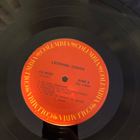 Leonard Cohen : Songs Of Leonard Cohen (LP, Album, Pit)