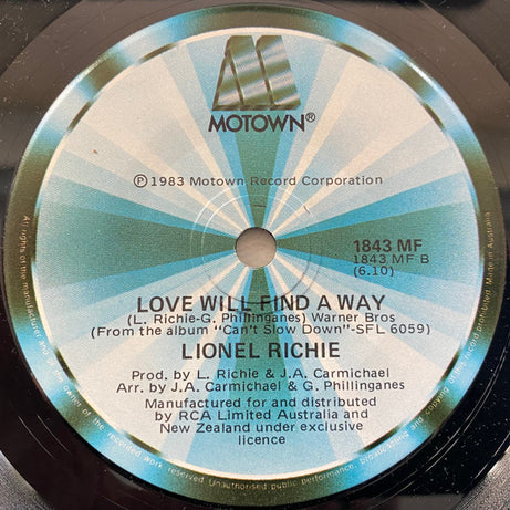 Lionel Richie : Dancing On The Ceiling (7", Single, Gen)