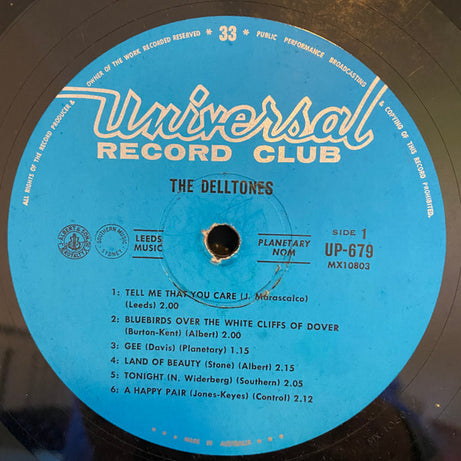 The Delltones : The Delltones (LP, Album, Club, RE)