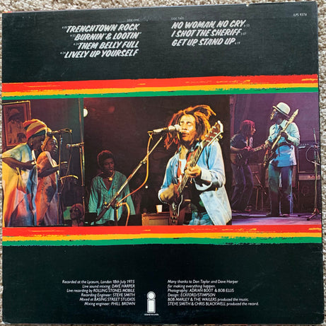Bob Marley And The Wailers* : Live! (LP, Album)