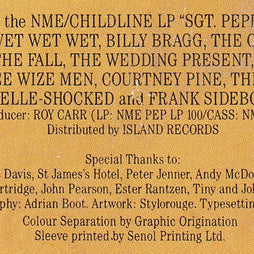 Wet Wet Wet / Billy Bragg : With A Little Help From My Friends / She's Leaving Home (7", Sil)