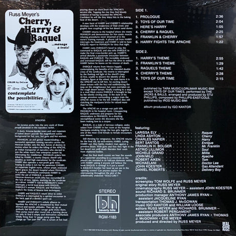 Bill Loose* : Cherry...& Harry & Raquel (Original Motion Picture Soundtrack) (LP, Ltd, Red)