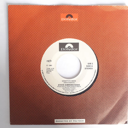 Steve Gibbons Band : Graffiti Man (7", Single, Promo)