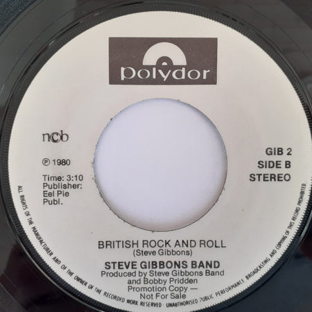 Steve Gibbons Band : Graffiti Man (7", Single, Promo)