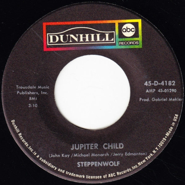 Steppenwolf : Rock Me (7", Single)