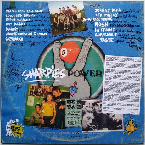 Various : Sharpies (14 Aggro Aussie Anthems From 1972 To 1979) (LP, Comp, RP, Unofficial)
