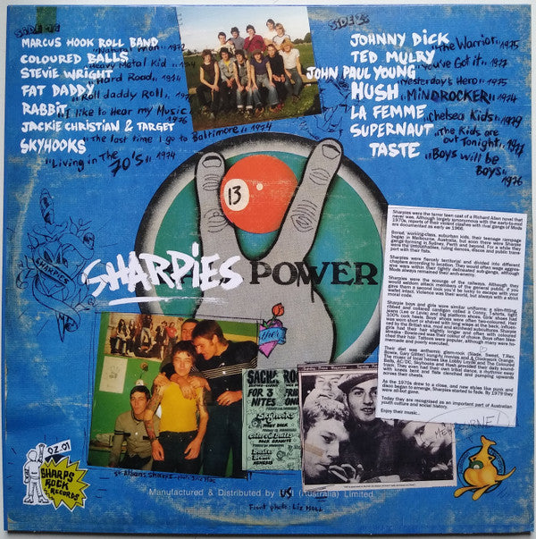 Various : Sharpies (14 Aggro Aussie Anthems From 1972 To 1979) (LP, Comp, RP, Unofficial)