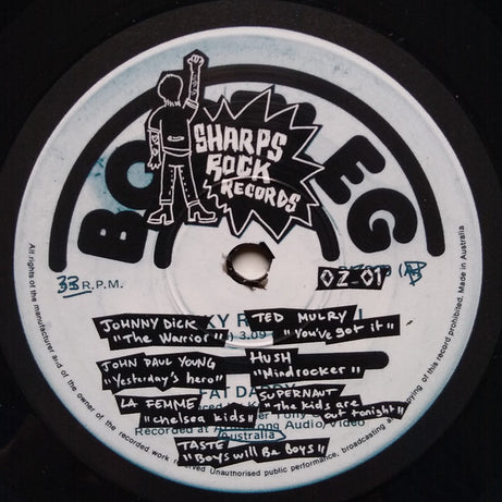 Various : Sharpies (14 Aggro Aussie Anthems From 1972 To 1979) (LP, Comp, RP, Unofficial)