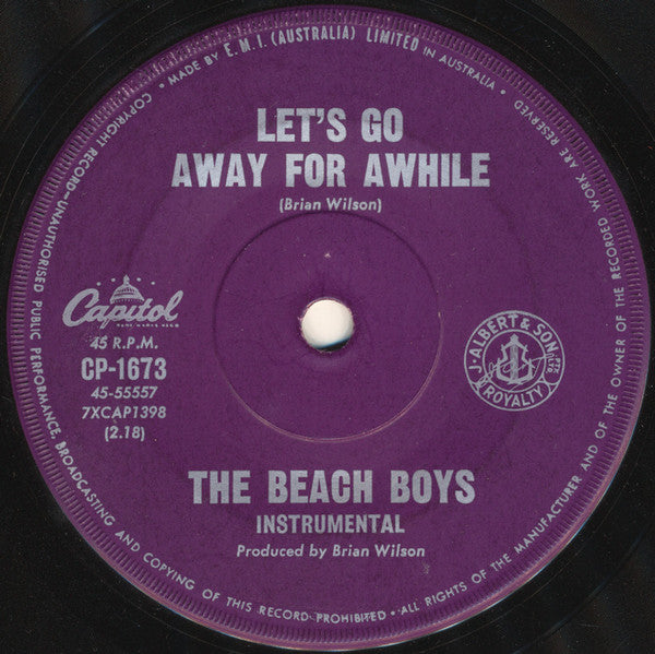 The Beach Boys : Good Vibrations (7", Single)