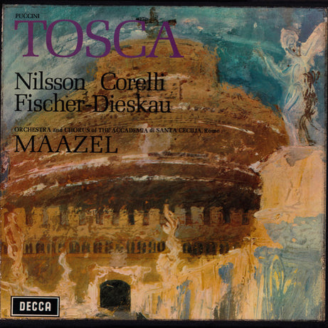 Giacomo Puccini, Birgit Nilsson, Franco Corelli, Dietrich Fischer-Dieskau, Orchestra dell'Accademia Nazionale di Santa Cecilia And Coro dell'Accademia Nazionale di Santa Cecilia, Lorin Maazel : Tosca (2xLP, Album + Box)