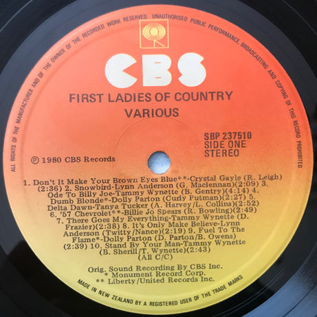 Various : First Ladies Of Country (LP, Comp)