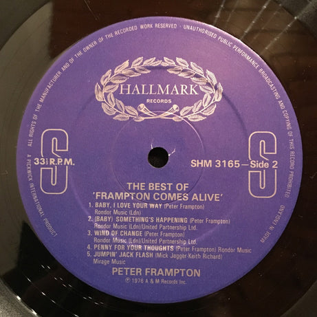 Peter Frampton : The Best Of Frampton Comes Alive! (LP, Comp)