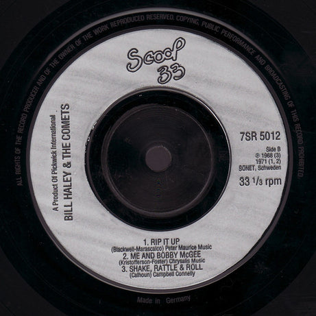 Bill Haley & The Comets* : Bill Haley & The Comets (7", Album, Comp)