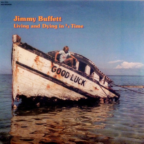 Jimmy Buffett : Living And Dying In 3/4 Time (LP, Album, RE)