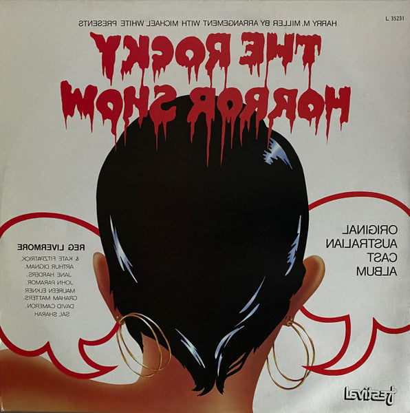 "The Rocky Horror Show" Original Australian Cast : The Rocky Horror Show: Original Australian Cast Album (LP, Album, RE, Gat)