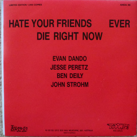 The Lemonheads : Hate Your Friends (7", Single, Ltd, Yel)