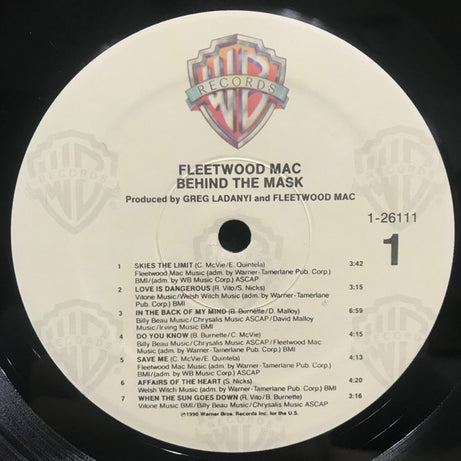 Fleetwood Mac : Behind The Mask (LP, Album)