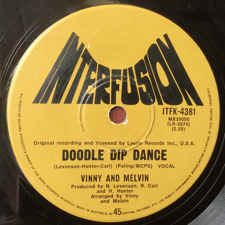 Vinny And Melvin : Dip, Dip Doodle (7", Single)