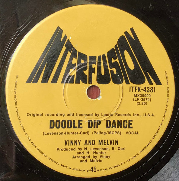 Vinny And Melvin : Dip, Dip Doodle (7", Single)