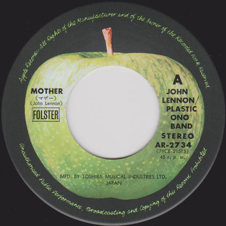 John Lennon / Yoko Ono : Mother / Why (7", Single, RE, ¥50)