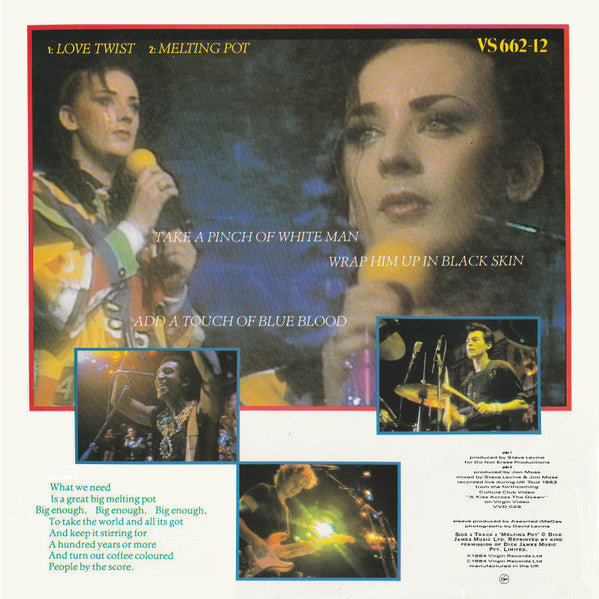 Culture Club : It's A Miracle / Miss Me Blind (12")