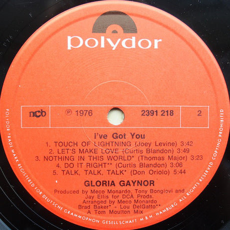 Gloria Gaynor : I've Got You (LP, Album)
