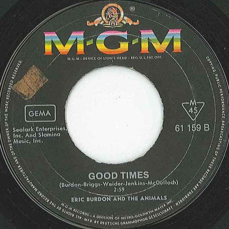 Eric Burdon & The Animals : San Franciscan Nights (7", Single, Mono)