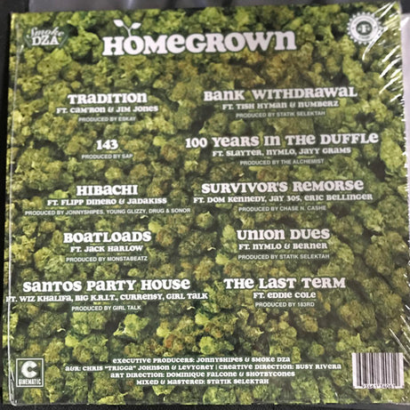Smoke DZA : Homegrown (LP, Ltd, Yel)