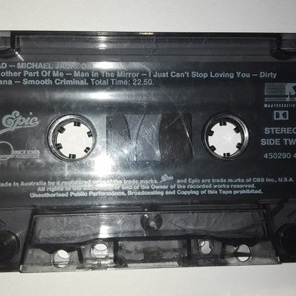 Michael Jackson : Bad (Cass, Album, Tra)