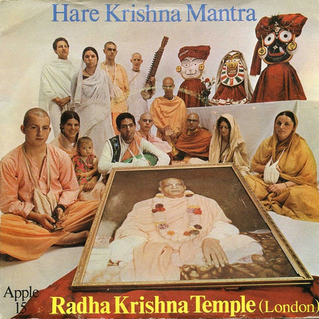 The Radha Krsna Temple : Hare Krishna Mantra (7", Single, Sol)