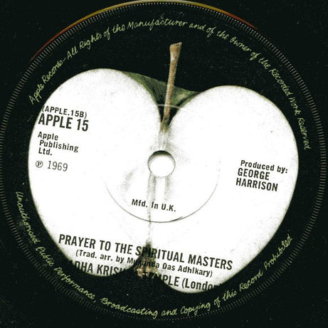 The Radha Krsna Temple : Hare Krishna Mantra (7", Single, Sol)
