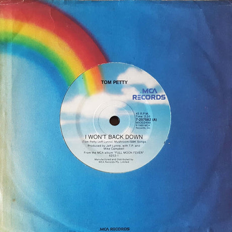 Tom Petty : I Won't Back Down (7", Single)
