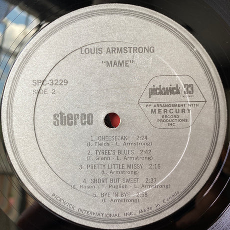 Louis Armstrong : Mame (LP, Album)