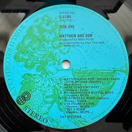 Cat Stevens : Matthew And Son (LP, Album, Club, RE)