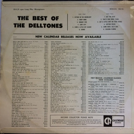 The Delltones : The Best Of The Delltones (LP, Comp, Mono, RE)