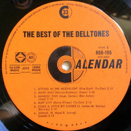 The Delltones : The Best Of The Delltones (LP, Comp, Mono, RE)