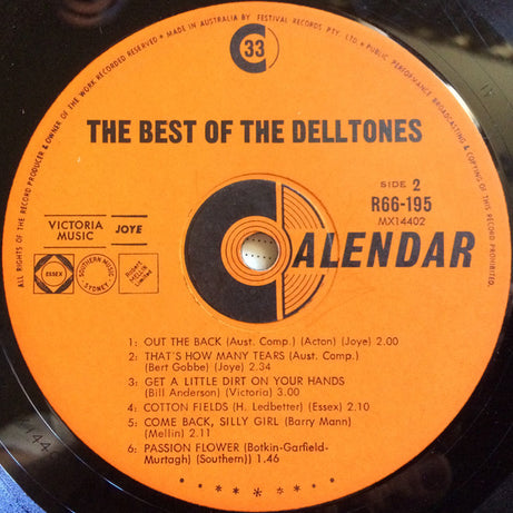 The Delltones : The Best Of The Delltones (LP, Comp, Mono, RE)