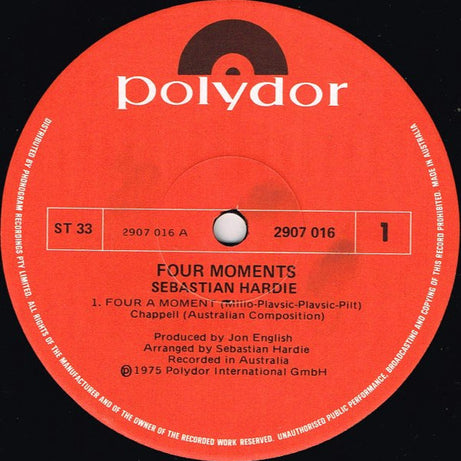 Sebastian Hardie : Four Moments (LP, Album, Gat)