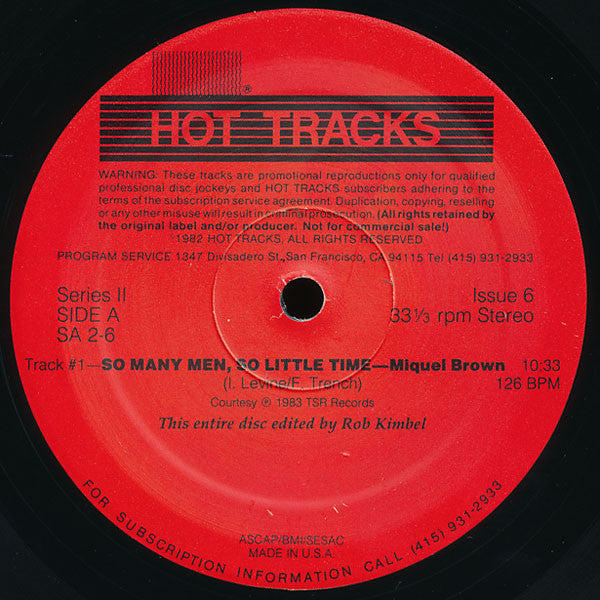 Various : Hot Tracks - Series 2, Issue 6 (2x12", Promo)