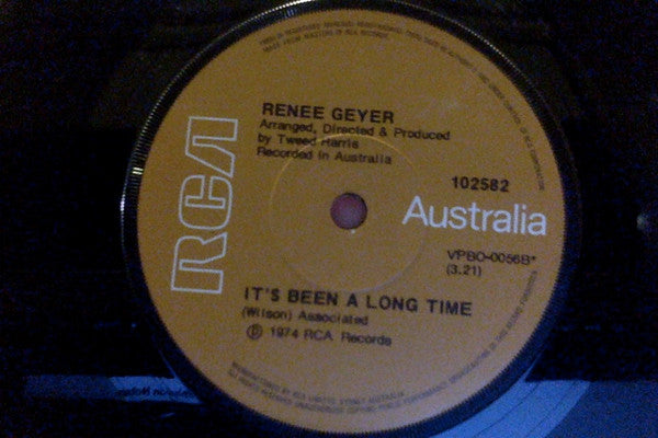 Renee Geyer : Take Me Where You Took Me Last Night (7")