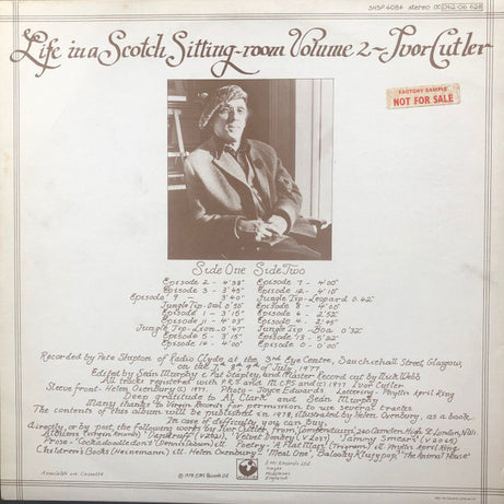 Ivor Cutler : Life In A Scotch Sitting Room Volume 2 (LP, Album)