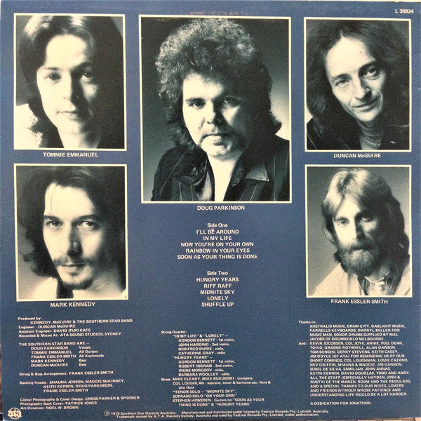 The Southern Star Band : I'll Be Around (LP, Album)