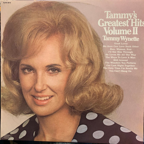 Tammy Wynette : Tammy's Greatest Hits, Volume II (LP, Comp)