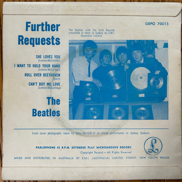 The Beatles : Further Requests (7", EP)