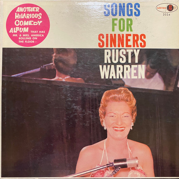 Rusty Warren : Songs For Sinners (LP, Album, Mono, Blu)